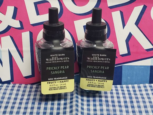 Bath & Body Works Other - BBW Prickly Pear Sangria FRUITY & HAPPY New Fragrance Wallflower 2 Refills